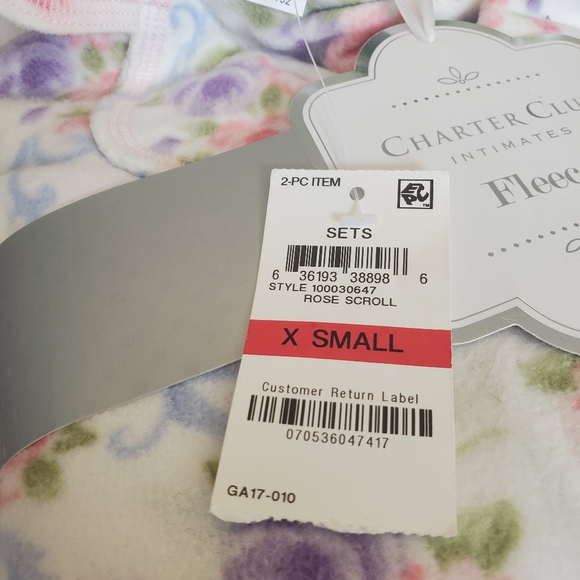 Brand new Charter Club pajama set XS - Picture 6 of 7